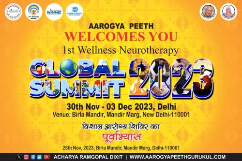 Arogya-Peeth-Wellness-Neurotherapy-Treatment-Training-Acharya-Ram-Gopal-Dixit-BTU-Digree-Course-Wellness-Neurotherapy-Global-Summit-2023-Vishal-Aarogya-Shivi-Mega-Treatment-Camp-आचार्य-राम11